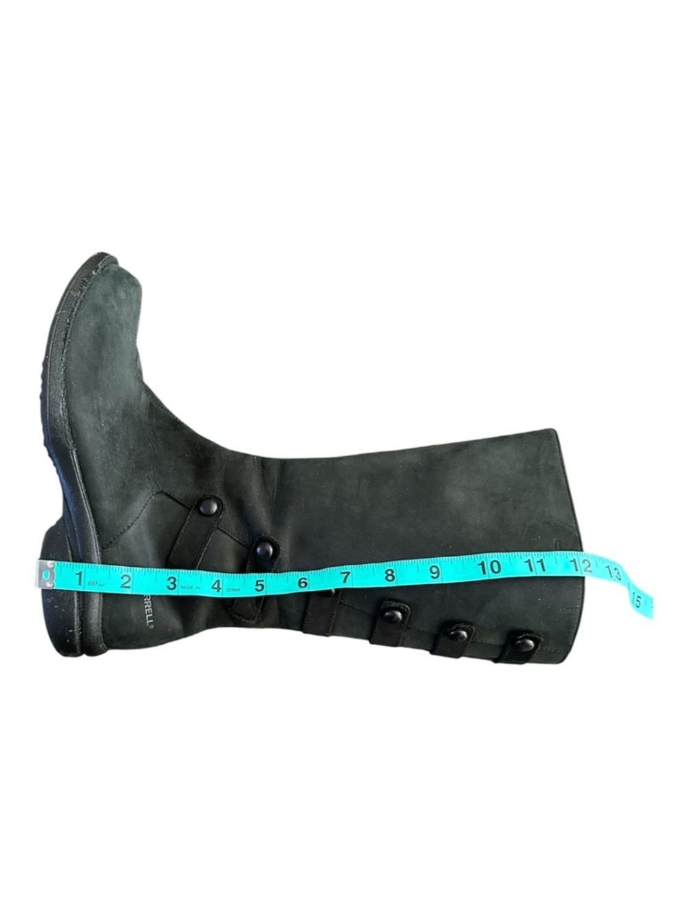 Merrell Waterproof Black Tall Button-Accent Women's Boots - Picture 5 of 6